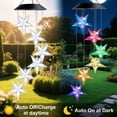 thumbnail image 6 of QiShi Color Changing Wind Chime Stars LED Wind Chime Wind Mobile Portable Waterproof Outdoor Decorative Romantic Wind Bell Light for Patio Yard Garden Home, 6 of 8