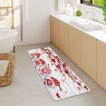 thumbnail image 2 of Valentine Bathroom Rugs, Pink Bath Rugs Valentine Bathroom Rugs Love Heart Doormat Absorbent Non Slip Bathroom Rugs Soft Flannel Mat Memory Foam Mats Carpet for Bathroom Kitchen, 17"X48" Inches, 2 of 5