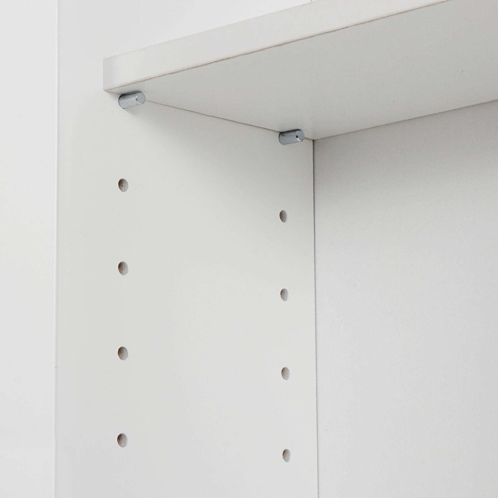 ZENSTYLE Wall Mounted Cabinet MDF Kitchen Storage Organizer W/ Mirror, White