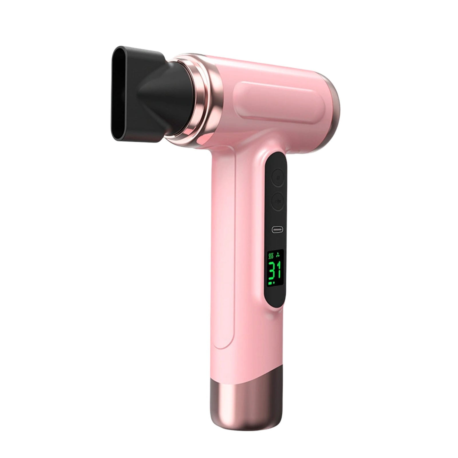 Nsxcdh Battery Hair Dryer 15000mah Cordless Adjustable Temp Strong Airflow Fast Dry Even Heat Portable Travel Dorm Camping Styling Tool