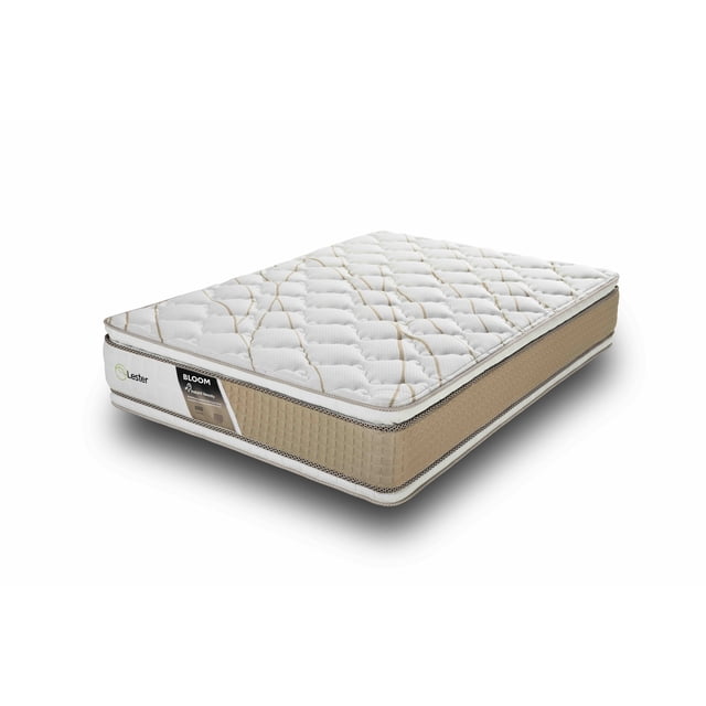 Lester Bloom Colchón Queen Size - Instant Serenity - Firme - Híbrido con Resortes y Espuma de Cobre Disipa Calor Antibacteriana