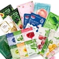 thumbnail image 2 of Mascarilla Facial hidratante para el cuidado de la piel, máscara Facial con ácido hialurónico, fruta Natural, planta, encogimiento de poros, Control de aceite, blanqueamiento, 50 piezas Gao Jinjia LED, 2 of 2