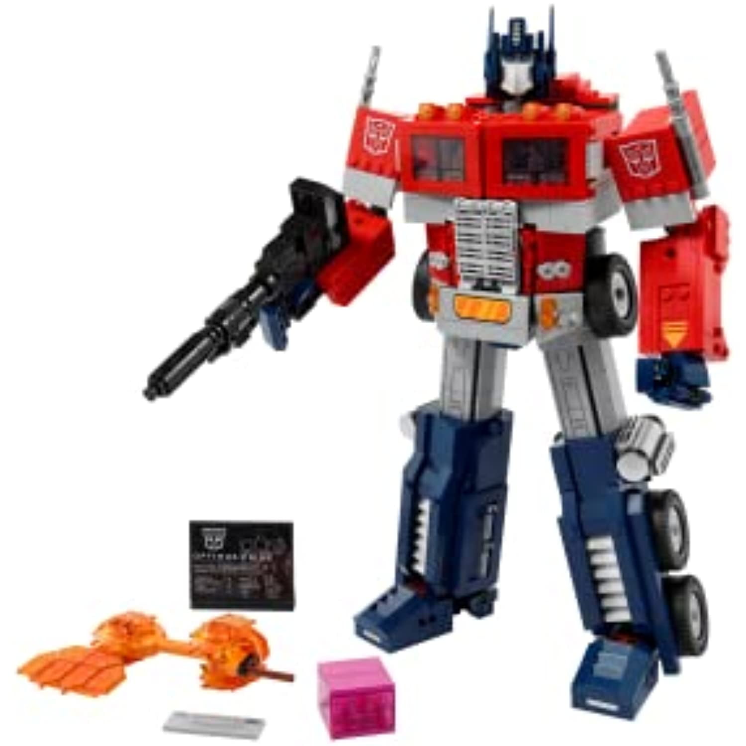 LEGO Transformers Optimus Prime 10302 Creative Building Kit for Adults; Collectible Build-and-Display Model(1,508 Pieces)