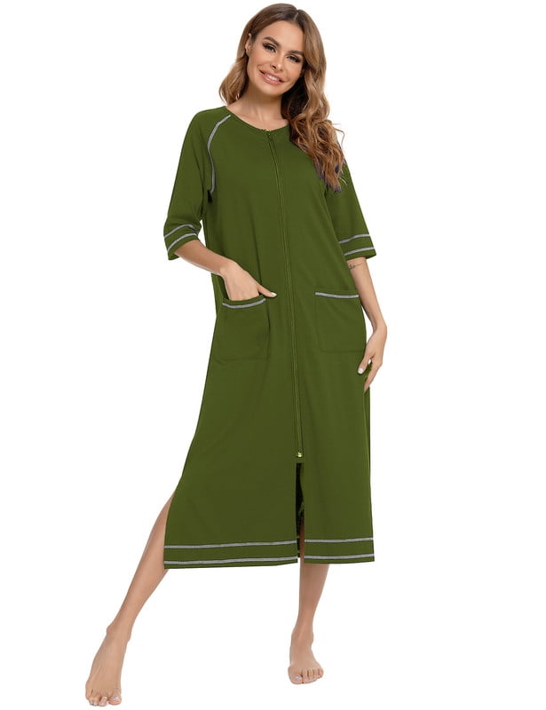 FEREMO Plus Size Nightgown Sleepwear Womens Sleep Shirts for Women