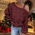 thumbnail image 2 of Besolor Cold Shoulder Tops for Women Long Sleeve Dressy Casual Ladies Blouses Loose Tunic Shirts Fall Clothes, 2 of 5
