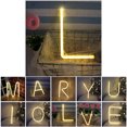 thumbnail image 2 of Coofit LED Neon Light Alphabet Letter Sign Neon Night Light Wall Decor for Home Holiday, 2 of 7