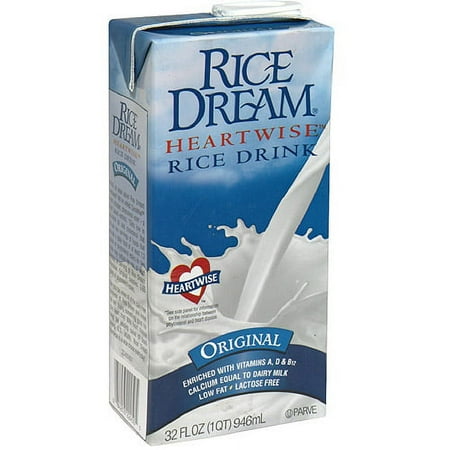 Rice Dream Heart Wise Rice Drink, 32 oz (Pack of 12)