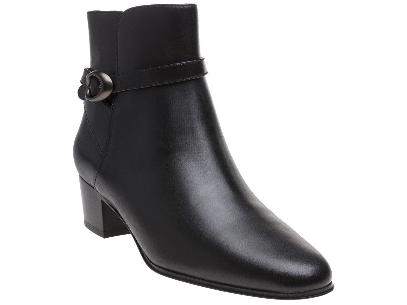 coach signature buckle bootie