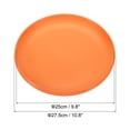 thumbnail image 2 of Flying Disc 10.8 Inch 175 Gram, Sport Disk Training Disk for Backyard Lawn Beach, Orange, 2 of 6