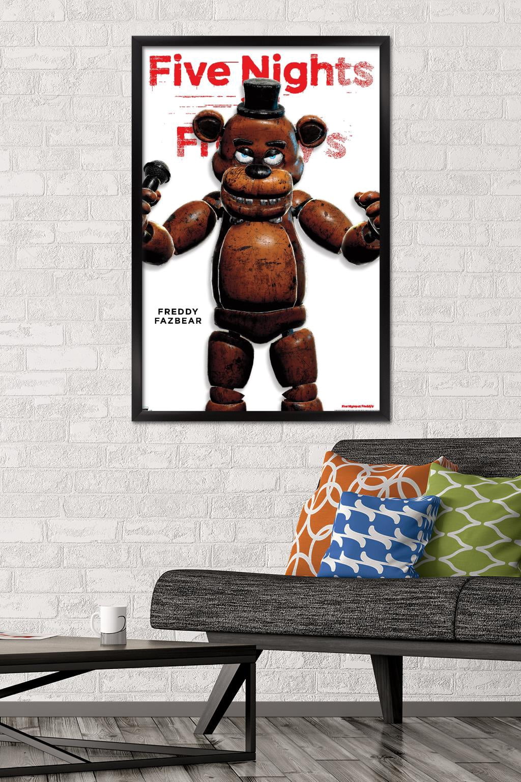 Five Nights at Freddy's - Freddy Feature Series Wall Poster, 22.375" x 34" Framed