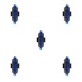 thumbnail image 3 of sweethay Bike Tail Lights LED USB Bicycle Bikes Safety Waterproof White Supplies Lamp Survival Rear Blue Signal Mountain Emergency Red Type1 NO1, 3 of 6