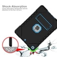 thumbnail image 5 of Dteck Case for iPad 9th Gen 2021 / iPad 8th Gen 2020 / iPad 7th Gen 2019, iPad 10.2 inch Case, Heavy Duty Rugged Shockproof Case High Impact Protective Cover with Kickstand,Black + Blue, 5 of 6