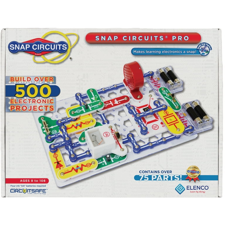 電脳サーキット300　Snap Circuits Classic 知育玩具 Snap Circuits Pro SC500 - Beginner Skill Builder Science Electric