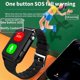 thumbnail image 4 of 2X Reloj GPS para Personas Mayores Pulsera de Seguimiento 4G Temperatura de Salud SOS Localizador de Personas Mayores Reloj de Pulsera con Rastreador GPS con Cámara, 4 of 5