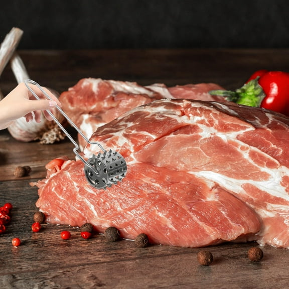 ULTNICE Meat Mallet Tenderizer Sturdy Stainless Steel 2PCS