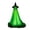 Green, variant on JWZZYD Halloween Decorations Outdoor, 47.2" Light Up Spooky Ghost Decor with Witch Hat, Glowing Fabric Ghost Ornament for Front Yard Tree Porch Fall Party Holiday Decor, Yellow
