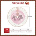 thumbnail image 2 of Disketp Not All Those Who Wander Are Lost Christmas Tree Skirt, Christmas Tree Decorations, Christmas Decor, Tree Mat Decoration(30-48IN)-30", 2 of 6