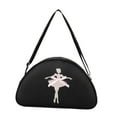 thumbnail image 1 of Bolsa de baile de ballet Bolsa de gimnasio Bolsa de lona pequeña con correa ajustable dulce multifuncional , NEGRO, 1 of 8