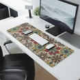 thumbnail image 2 of Modern Style Meets Functionality: Small Custom Mouse Mat - Floral Mandala Design, Non-Slip, Stitched Edge, Waterproof, Ideal for Gaming and Office (31.5 X 11.8 Inch), 2 of 7