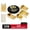 Black, variant on Exquisite 320 Piece Clear Dinnerware Set with Silver Glitter Cups, Silver Cutlery & Ivory Napkins | Serves 40 Guests | 10" & 8" Plates