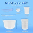 thumbnail image 2 of Juego de vasos de silicona para mezclar resina SWIGRANCE 600 ml 250 ml 100 ml, 2 of 9