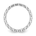 thumbnail image 4 of 1/2 Ct. Bezel Set Diamond Eternity Wedding Band Ring in 14k White Gold, 4 of 5