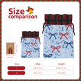 thumbnail image 2 of Color Matching Linen Bundle Mouth Gift Bag Can Be Used For Daily Small Items Nautical Theme Thin Ribbon Bow Pattern Small, 2 of 8