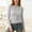 X-Blue595, variant on YMNXA Women's T Shirt Long Sleeve Round Neck See Through Comfortable Breathable Slim Fit Layering Top For Casual Daily Wear,Black,L