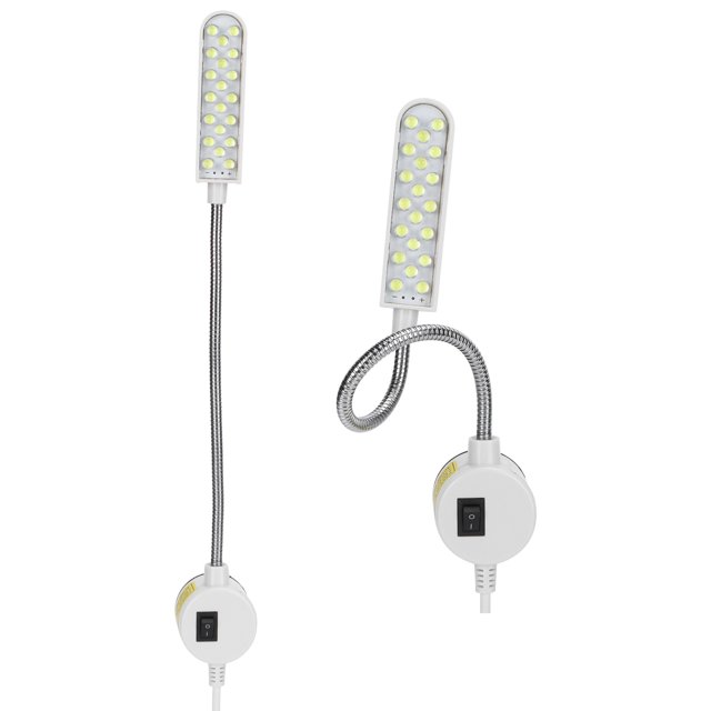 Luz Para Máquina De Coser, Luz De Cuello De Cisne De Alto Brillo Y Ahorro De Energía Con Base Magnética Para Estudios Para Fábricas Para Sótanos Para Dormitorios
