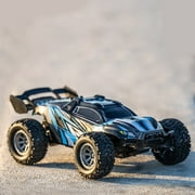 Mini Off Road RC Truck 132 Scale Rechargeable High Speed Remote Control Car 2WD Vehicle With 24 Controller Translucent Body Lighting System