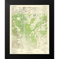 thumbnail image 2 of USGS 20x24 Black Modern Framed Museum Art Print Titled - South Columbia Mississippi Quad - USGS 1970, 2 of 5