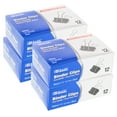 thumbnail image 1 of Binder Clips Medium 1 1/4" (32mm) Black Paper Clip (12/Box), 4-Packs, 1 of 7