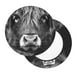 thumbnail image 2 of Balery Geometric Bull Design Fundas de asiento para taburete de bar redondo de tela de terciopelo ajustables que protegen de arañazos y manchas para sillas de 14 a 17 pulgadas.-12 inch, 2 of 7