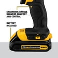 thumbnail image 4 of 20V Max Cordless Drill Driver Set, 2 Speed, High Performance Motor, Includes 2 XR 1.3Ah Li-Ion Batteries, Charger and Contractor Bag (DCD771C2), 4 of 10