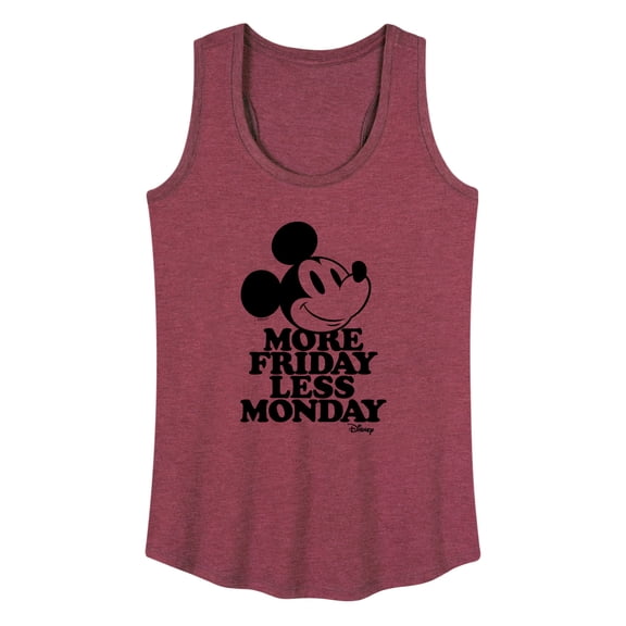 Disney - Mickey & Friends - More Friday Less Monday - Women's Racerback Tank Top