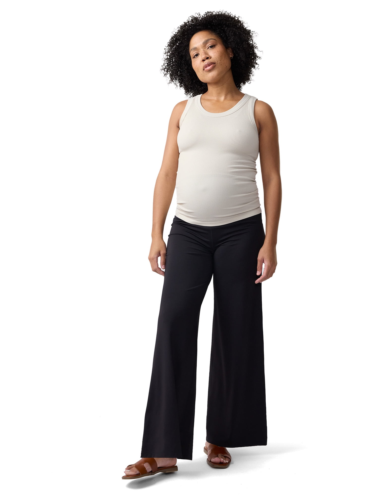 Ingrid & Isabel For Every Belly Women's Maternity Favorite Wide Leg Pant, Sizes S-XXL