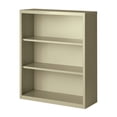 thumbnail image 3 of Hirsh 3 Shelf Metal Bookcase, 42in. Height, Putty, 3 of 7