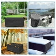 thumbnail image 2 of Waterproof Outdoor Patio Furniture Cover Rectangular Garden Rattan Table Cover, 2 of 12