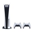 thumbnail image 1 of 2020 Nouvelle PlayStation - Console Blanche avec Deux Manettes Sans Fil - Version Disque - SSD, 1 of 8