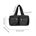 thumbnail image 3 of Fashionable Nylon Shoulder Bag Practical Underarm Bag for Work Travel & Shopping, 3 of 8