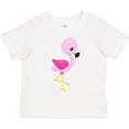 thumbnail image 3 of Inktastic Cute Flamingo, Baby Flamingo, Pink Flamingo, Bird Girls Toddler T-Shirt, 3 of 5