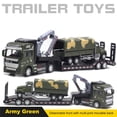 thumbnail image 3 of 1/50 Scale Trailer Model With Truck Figure Educational Pull Back Function Trailer Missiles Vehicle Model Toy For Student, 3 of 5