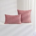 thumbnail image 1 of Yisang Hexagonal Pattern Embossed Pillow Cover Bed Pillow Bedside Living Room Sofa Cushion Back, 1 of 3