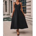 thumbnail image 2 of Gdvsclr Women'S Smocked Maxi Dresses 2025 Summer Beach Sundress Casual Spaghetti Strap Swing A Line Long Flowy Dress, 2 of 7
