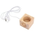 thumbnail image 1 of Miangastore Nightlight Base Night Light Storage Base Synthetic Material Beige 1Set 2.4x2in, 1 of 8