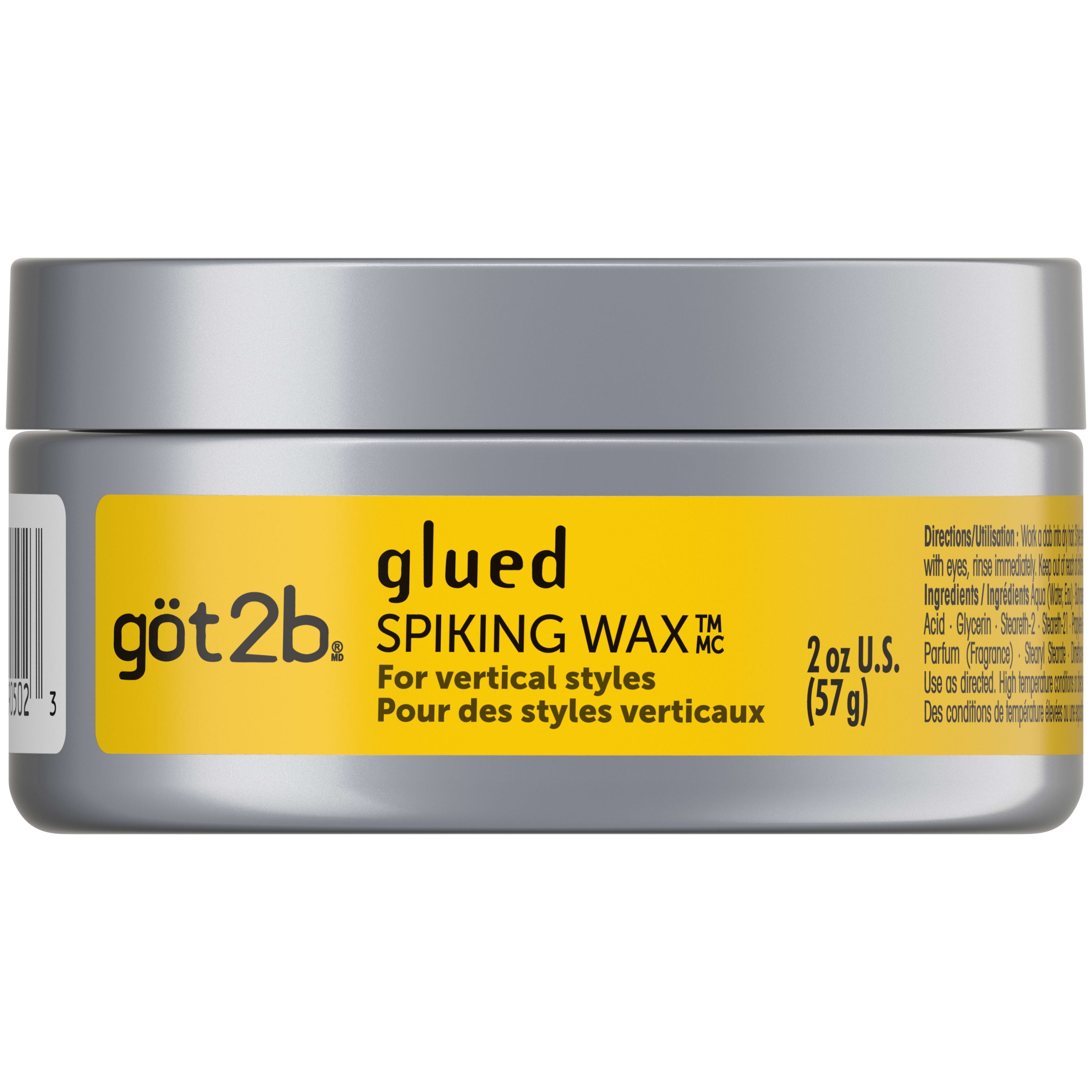 göt2b Glued Spiking Hair Wax, Fierce Holding Power, 2 oz 