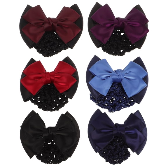 UKCOCO Cooling Bow Hair Snood - High Elasticity for Hot Weather 6Pcs