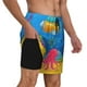 thumbnail image 2 of Balery Submarine And Landscape Bañador para hombre, shorts de playa de secado rápido con entrepierna y forro de compresión-Small, 2 of 6