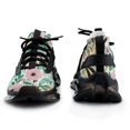 thumbnail image 3 of Pretty Pink Floral White Background Walking Shoes for Men Woman Lightweight Tennis Fashion Elastic Sports Shoes Cushion Basketball Shoes, 3 of 8