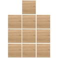 thumbnail image 1 of EeaseMX 10 piezas de rodajas de bambú sin terminar, piezas cuadradas de bambú para manualidades, manualidades de bambú en blanco, 1 of 7